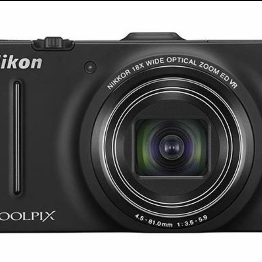 Nikon Black Digital Camera with Strap